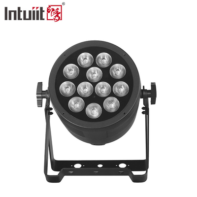 Aluminum Alloy RGBWA UV LED Flat Par 12x20W Lighting DJ Par Cans Dmx 512 Light Wash Stage Lighting for Church