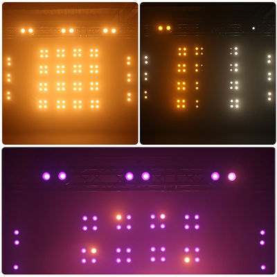 Outdoor LED COB Blinder Light 2x90W RGB Amber Warm White IP65 Waterproof Stage Strobe Lighting DMX512 for Professional Show Theater