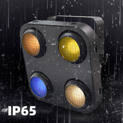 IP65 2in1 Amber & Warm White Waterproof Cob Stage Blinder Light 4x90W 4Eyes Audience Dmx512 LED COB Blinder Light