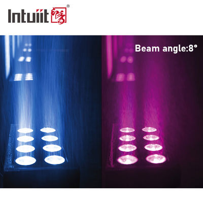 8x15W RGBW Waterproof Event Wash DMX Battery Powered LED Stage Light Wireless Battery Uplight