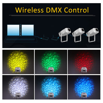 100W Outdoor Waterproof LED Projector Water Wave Blue Dynamic Ripple Stage Effect Gobo Light projection Lights