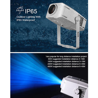 100W Outdoor Waterproof LED Projector Water Wave Blue Dynamic Ripple Stage Effect Gobo Light projection Lights