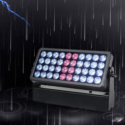 Wall Washer Light 40x10W RGBW 4-in-1 Waterproof Floodlight for City Stage Park Aluminum Wash Led Lighting
