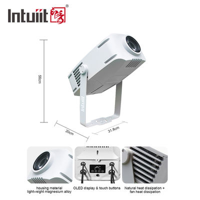 200W Dynamic Pattern Projection Light Wedding Decorations Outdoor Waterproof Advertising Light Gobo logo Projector