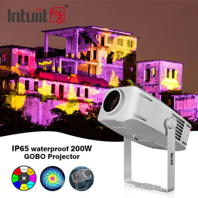 200W Dynamic Pattern Projection Light Wedding Decorations Outdoor Waterproof Advertising Light Gobo logo Projector
