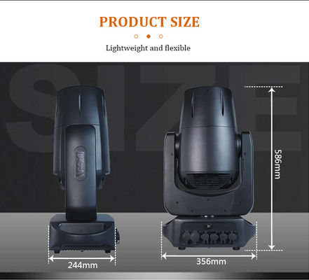 Waterproof Outdoor IP66 200W DMX LED Beam Moving Head Light With Pattern Effect for DJ Disco Stage Show
