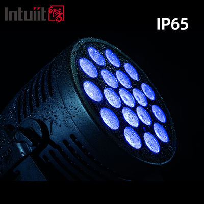 Outdoor IP65 Waterproof LED Par Light 18x20W RGBWA UV 6in1 Professional Stage Wash Lighting DMX DJ Can for Events Stadium Club