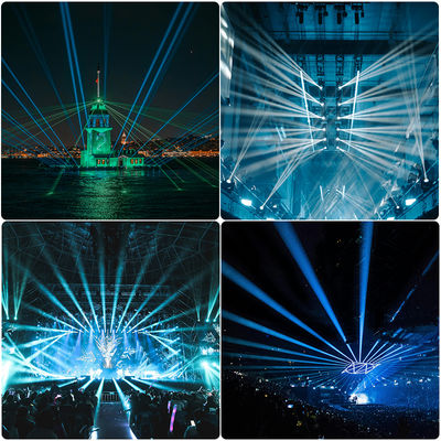IP66 Waterproof 100W CMY Laser Moving Head Light Ultra Narrow 0.8 Degree Beam Angle Outdoor Stage Lighting DMX512