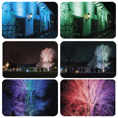 IP65 40x10W RGBW LED City Stage Light Outdoor Building Projection Flood Architectural Lighting