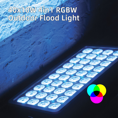 IP65 40x10W RGBW LED City Stage Light Outdoor Building Projection Flood Architectural Lighting