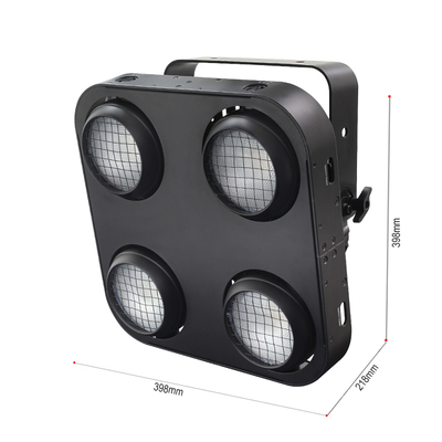 IP65 2in1 Amber & Warm White Waterproof Cob Stage Blinder Light 4x90W 4Eyes Audience Dmx512 LED COB Blinder Light