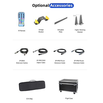 Wash Light IP20 DMX512 Advanced Smart Music Solution 24*2W RGBW LED Lights Linear Bar Wall Washer