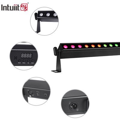 IP20 24x2W RGBW 4in1 Battery Wireless Smart sound-active Control LED Wall Washer Bar Light
