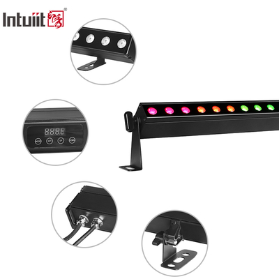 Battery Power 24x2W DMX512 LED Wall Washer IP65 Waterproof with RGBW Effects for Commercial Outdoor Lighting