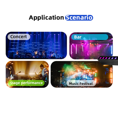 LED 24*2W Stage Lighting DMX512 RGBW Led Light Bars Linear Disco Stage Club Wedding Voice-Activated Led Wall Washer Light