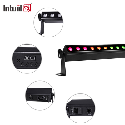 Sound Control 24pcs*2w DMX512 RGBW 4in1 Pixel Linear Bar Led Wall Washer Light Professional Lighting