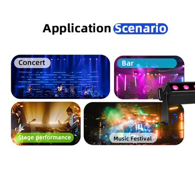IP20 Led up Lights Battery Power LED Wall Wash 12x2w RGBW 4in1 Stage bar Light Sound Control Lighting