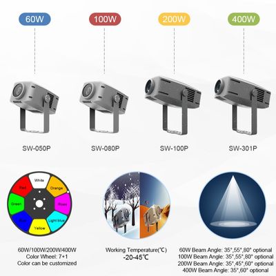 Outdoor 60w LED Water Wave Blue Ocean Ripple Light for Exhibition Hotel Corridor