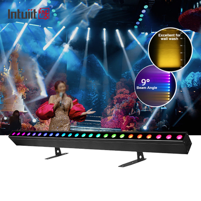 24*2W RGBW LEDs Wall Washer Light Stage Effect Lighting With Remote Controller DMX for Concert Party KTV Wall Wash Light