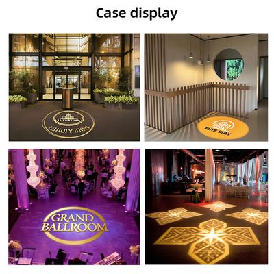 Free Custom Logo Gobo Projector Advertising Lights 40W LED Sign Wall Projection Lamp IP20