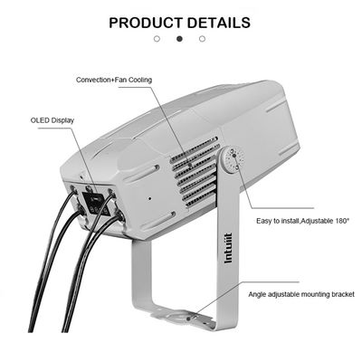 100W Gobo Projector Water Effect IP65 Waterproof Outdoor LED Water Wave Effect Lights Led logo Gobo Projector Light