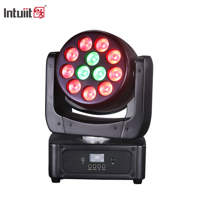 Event Show Stage Lighting Equipment DMX Beam RGBW 12x8w Led Wash Moving Head Light