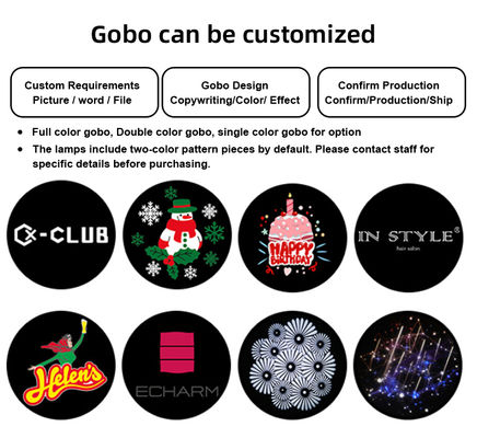 40W Customized logo Projector Indoor gobo Projector Logo for Advertising