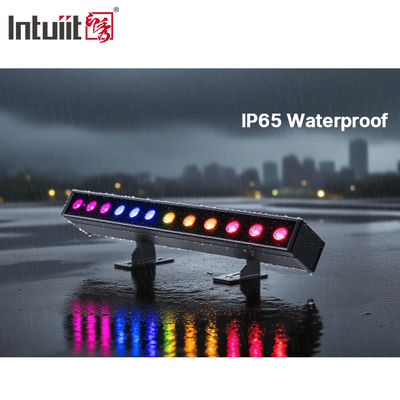12*2W 4-in-1 IP65 LED Wash Bar Battery Powered RGBW Projection Lights Beam Effect