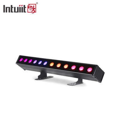 12*2W 4-in-1 IP65 LED Wash Bar Battery Powered RGBW Projection Lights Beam Effect