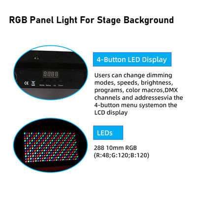 DJ Strobe LED Bars Wall Wash Light 36W Disco Dj Stage LED Strobe Light DMX RGB Strobe Light