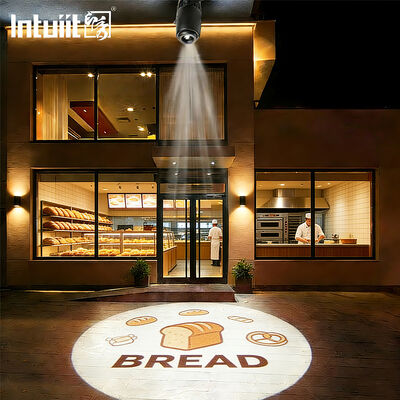 LED 60W Outdoor Waterproof IP65 Shop Sign Outdoor Custom Gobo Projector for Floor Projection