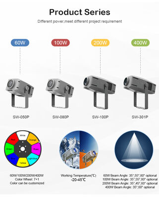 Professional 400W IP65 Waterproof Outdoor Landscape Architecture Led Water Wave Effect Light