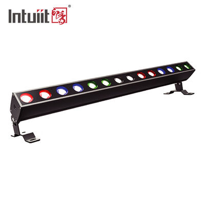 140W RGBW 4in1 IP65 Waterproof LED Linear Wall Washer 14x10W DMX512/RDM City Color Building Lighting