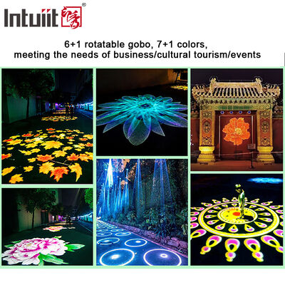 400W Logo Gobo Projector Light — IP65 Outdoor DMX512 Custom Pattern Projection for Advertising, Building & Events