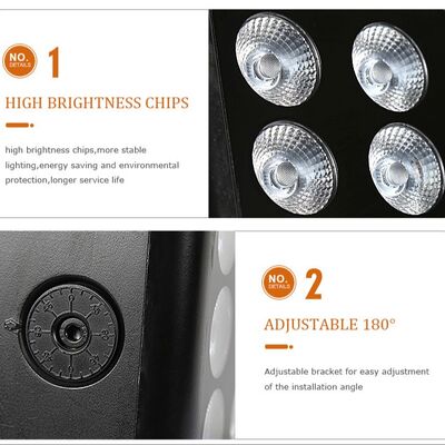 Professional IP65 Waterproof LED Flood Light 15x5W RGBW 4 in 1 Outdoor Landscape Spot Light Aluminum Architectural Wash Light