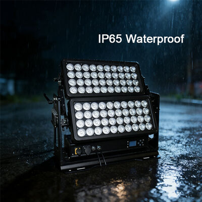Professional Outdoor IP65 800W RGBW 4-in-1 LED Wall Washer Double Layers Landscape Architectural Wash Light for City Color