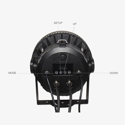 60*12W RGBW 4in1 IP65 Outdoor LED PAR Can Uplighting Set DMX512 Stage Wash Light for Wedding Event Building Facade