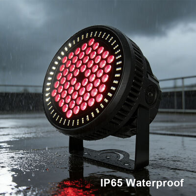 60*12W RGBW 4in1 IP65 Outdoor LED PAR Can Uplighting Set DMX512 Stage Wash Light for Wedding Event Building Facade