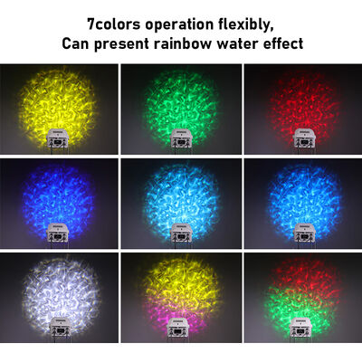 LED Water Wave Projector Light Outdoor IP65 Waterproof 60W 100W 200W 400W Ripple Effect Stage Lighting for Landscape Facade Decor