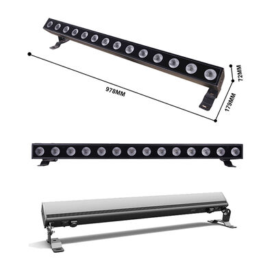 LED Wall Washer Bar 4x10W RGBW 4in1 IP65 Outdoor Stage DJ Wash Light Linear Strip DMX Wedding Back Light