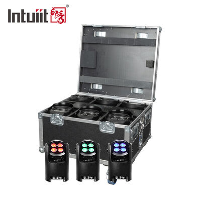 Professional IP54 Wireless DMX Battery LED Par Light 4*12W RGBW 4-in-1 - Remote Control Wedding Uplighting