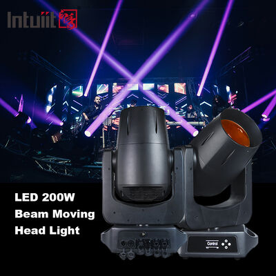 LED 200W Stage Light Beam 9 Rotating Gobos 12 Colors with DMX512 Lighting for Wedding Party Show