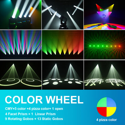 CMY 280W LED Moving Head 3-in-1 Beam Spot Wash Hybrid Stage Light for Professional Stage Wedding Party Performance Live Show
