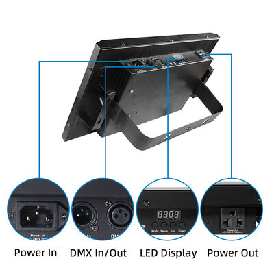 36W RGB COB LED Strobe Light Sound Activated DMX512 Flash Stage Lighting for DJ Disco Party Halloween Club