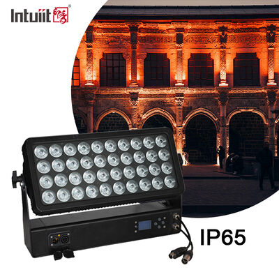 Professional 400W LED Outdoor Stage Light RGBW 4in1 40x10W IP65 Flood Light DMX512 Wash Light for Concert Event Festival Show