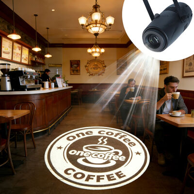 LED 40W IP20 Indoor Advertising Gobo Projector Lamp Custom Logo Projector Floor Lamp