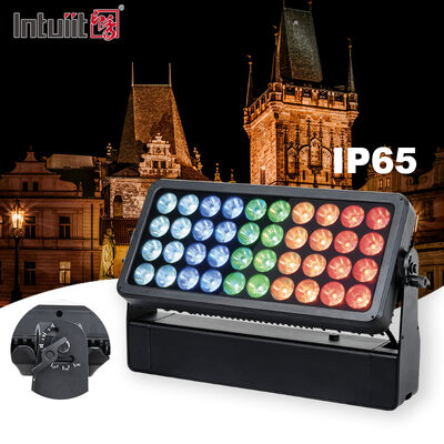 Professional Outdoor IP65 400W LED Floodlight Waterproof RGBW 4in1 Architectural Wash Light for Building Facade Landscape