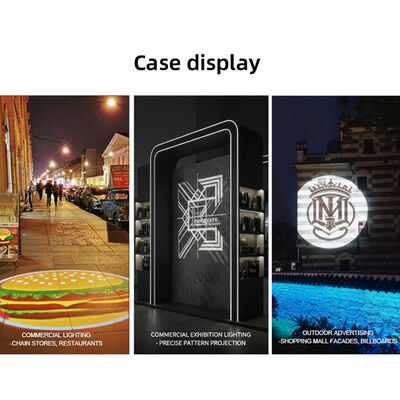 Outdoor Advertising Logo Gobo Projector 60W LED IP65 Waterproof for Hotel Restaurant Store Building
