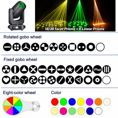 100W Laser 3-in-1 Moving Head IP66 Outdoor Stage Beam Spot Wash Light for Concert Events