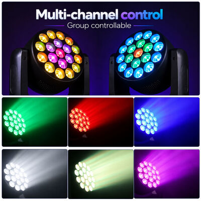 19x8w Rgbw 4in1 Moving Head Wash Light Dj Disco Led Stage Lights